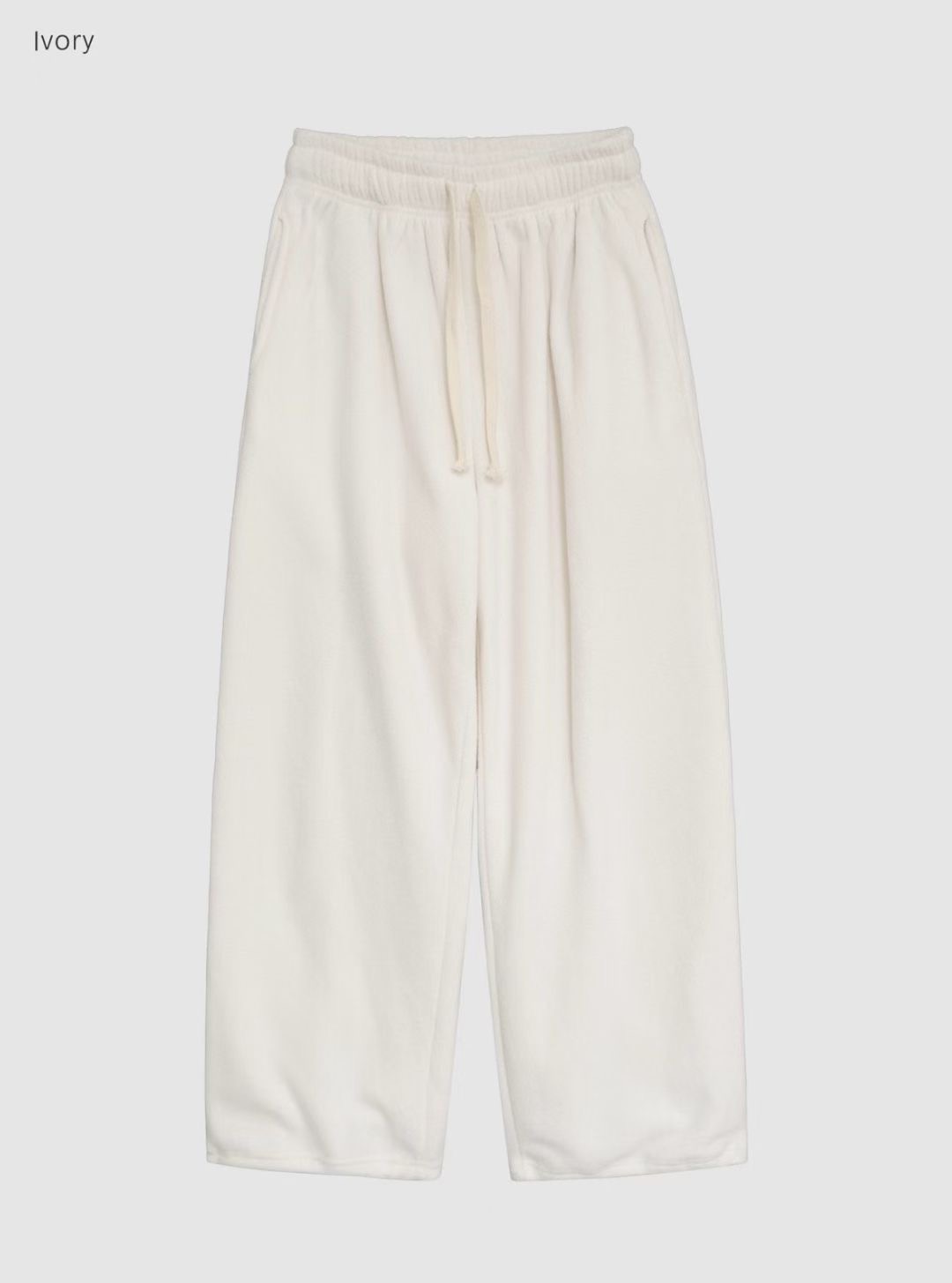 WADE東大門㊣直郵女裝新款熱賣真品休閑時尚推薦休閑褲毛圈絨WADE休閑褲圖色3