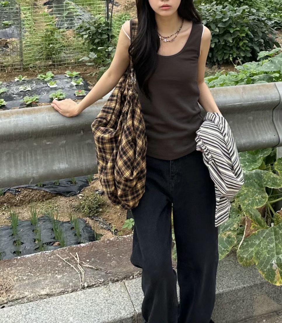 WADE東大門㊣代購女裝新品人氣時尚熱賣25秋冬休閑吊帶背心WADE吊帶/背心