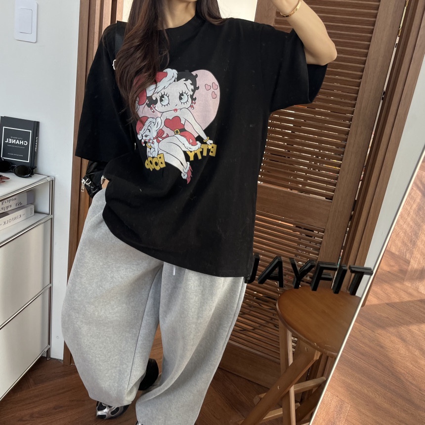 OURWAVE/OUR ROOM東大門㊣代購女裝新品人氣職業T恤加絨抓絨Our Wave/Our RoomT恤