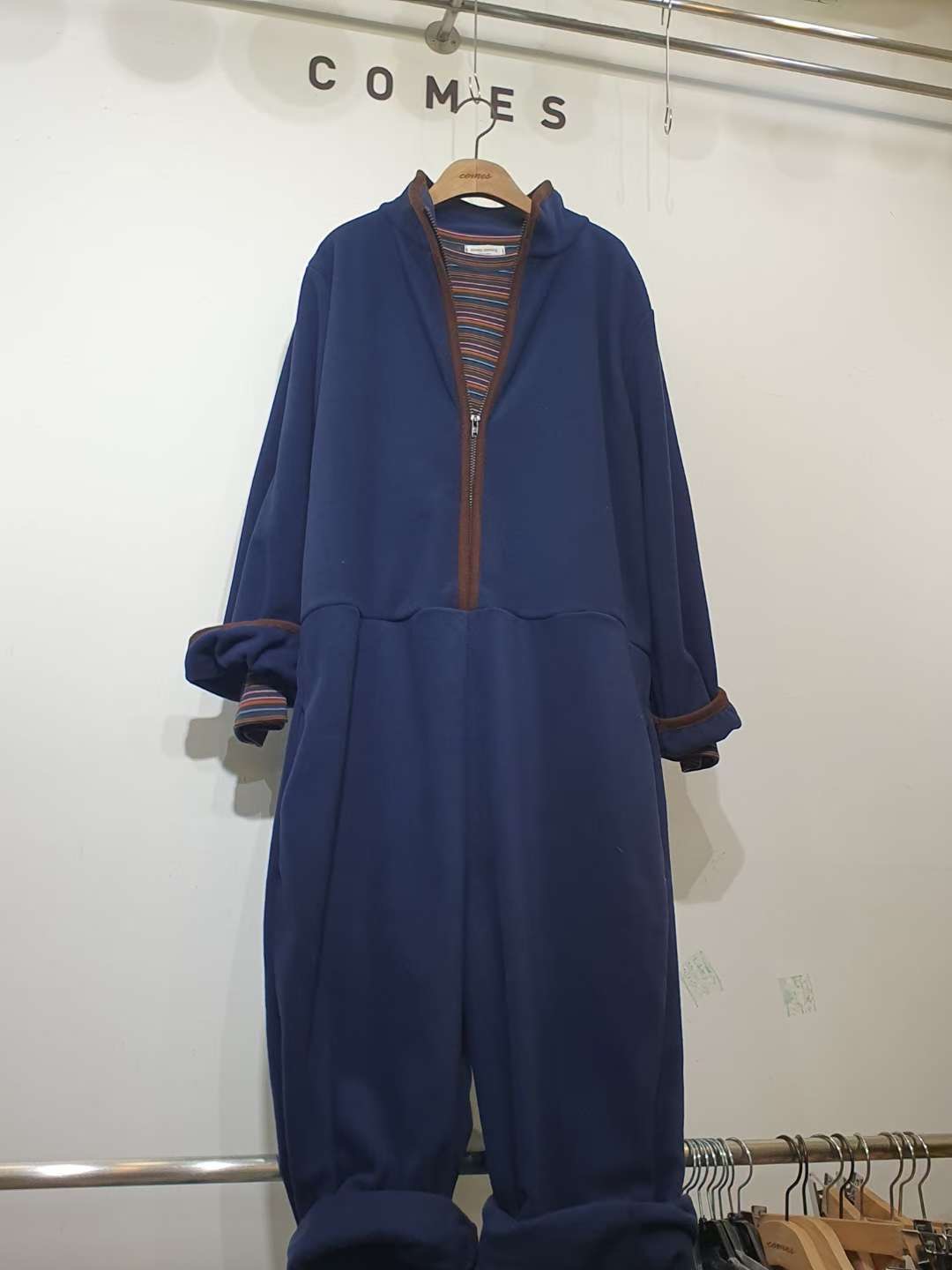 COMES-컴즈-OT韓國代購㊣女士新款時尚人氣25秋冬休閑連體褲COMES-ot連體褲圖色2