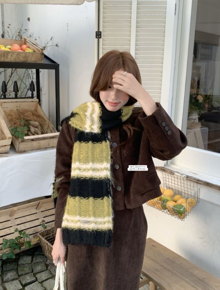 N3東大門㊣實拍女裝新款人氣休閑時尚25秋冬推薦職業圍巾披肩N3圍巾/披肩