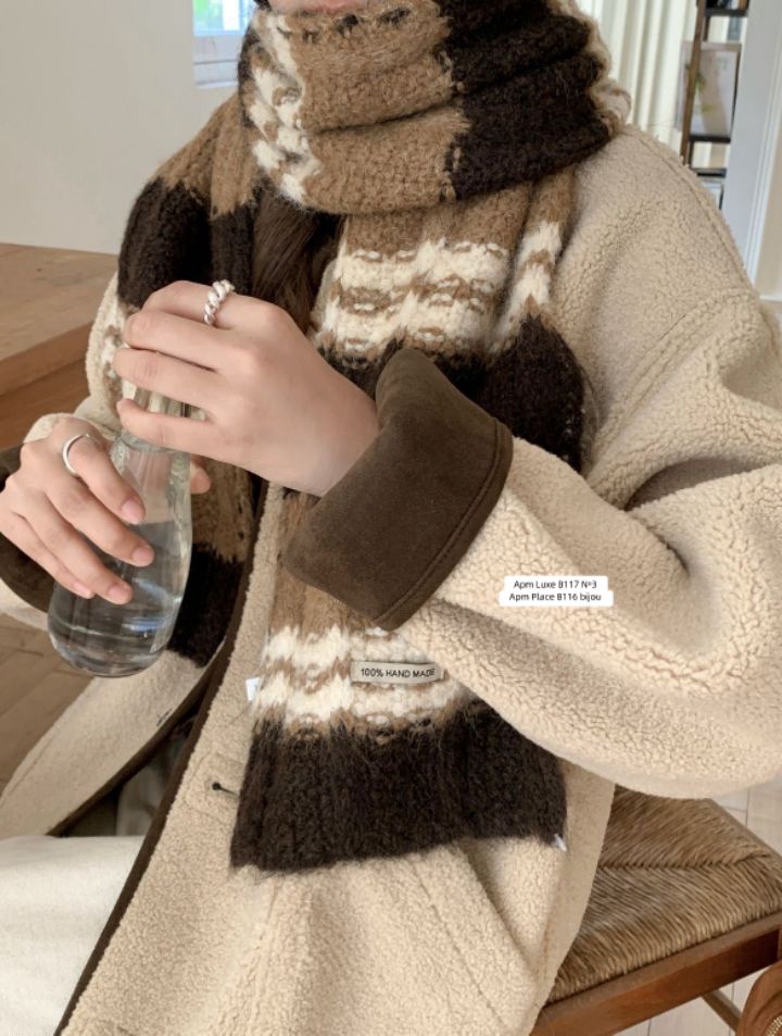 N3東大門㊣實拍女裝新款人氣休閑時尚25秋冬推薦職業圍巾披肩N3圍巾/披肩