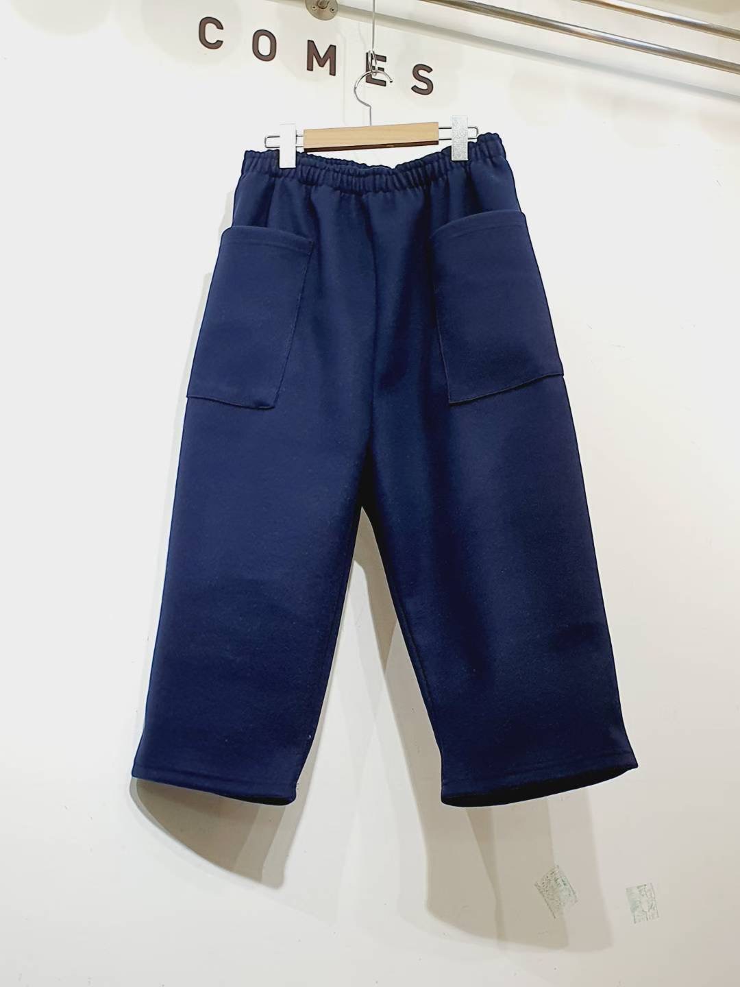 COMES-컴즈-OT韓國代購㊣女裝新品真品熱賣休閑褲羊毛口袋COMES-ot休閑褲圖色2