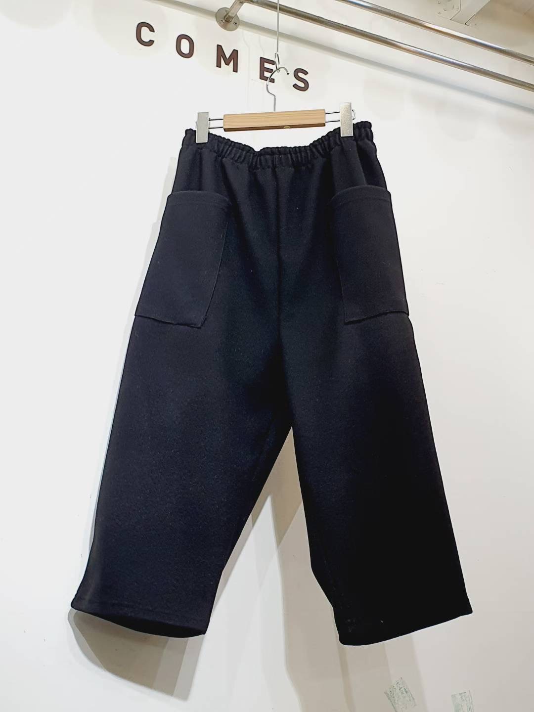 COMES-컴즈-OT韓國代購㊣女裝新品真品熱賣休閑褲羊毛口袋COMES-ot休閑褲圖色3