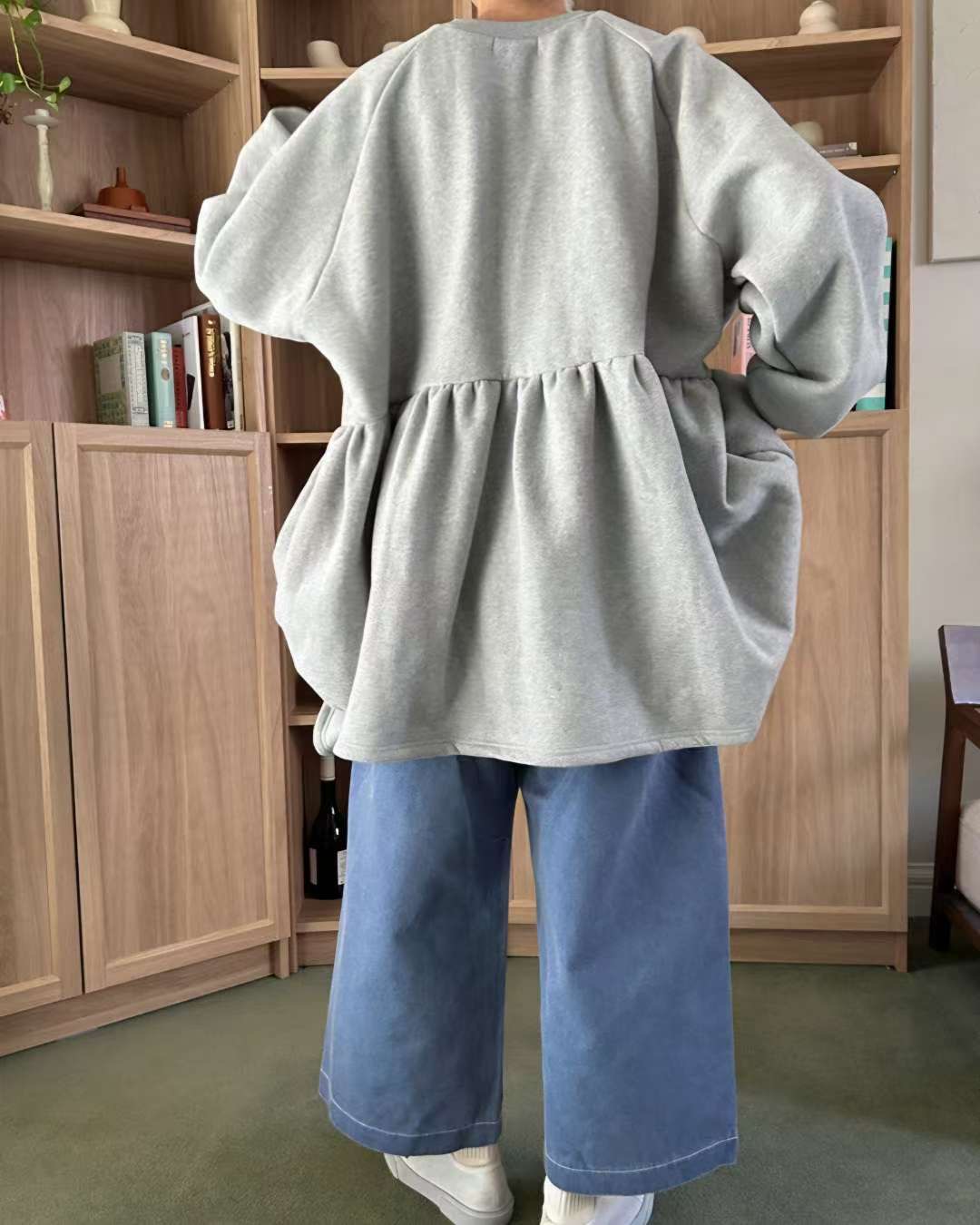 COMES-컴즈-OT東大門㊣代購女裝新品人氣時尚職業連衣裙抓絨COMES-ot連衣裙