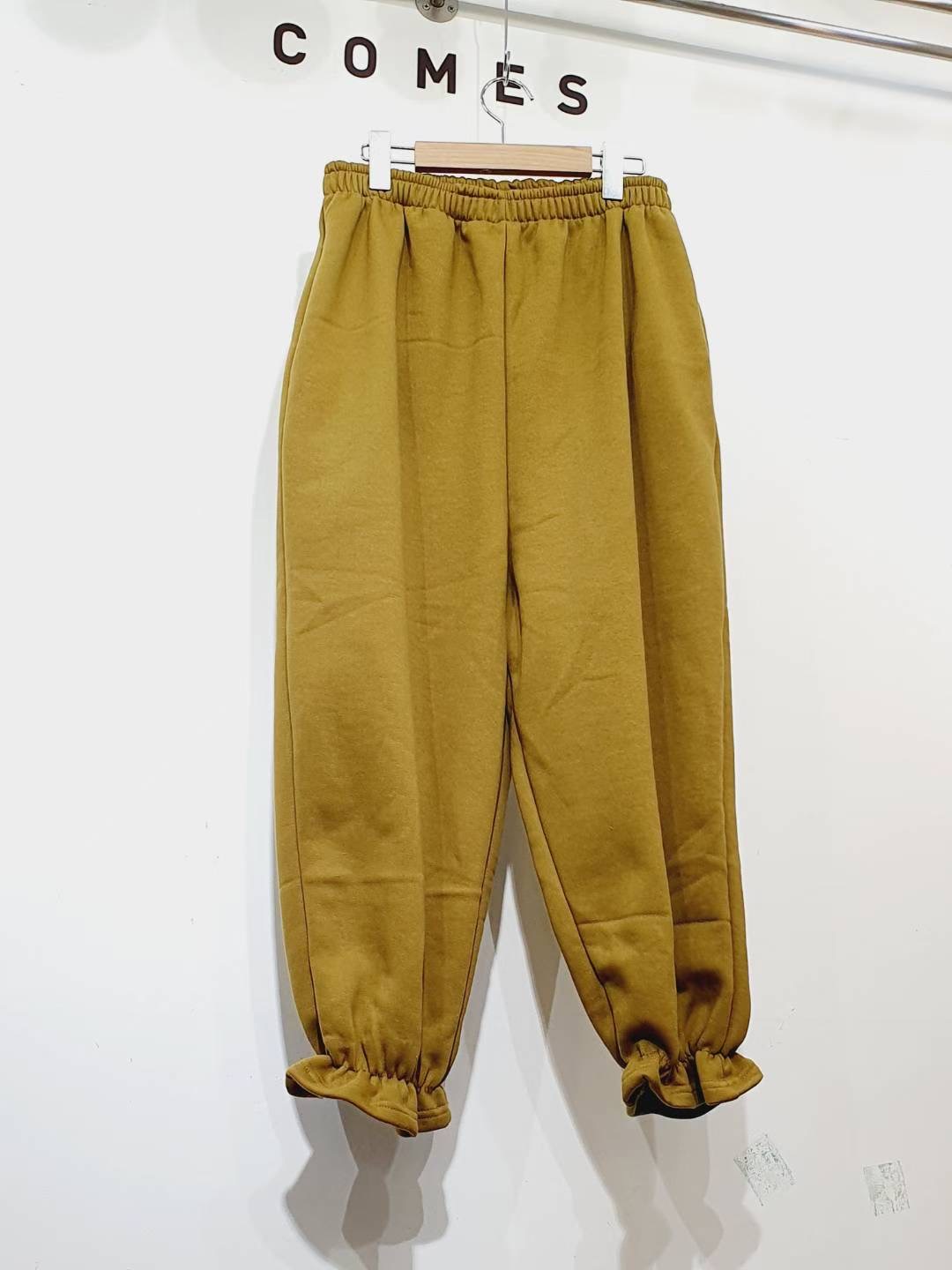 COMES-컴즈-OT東大門㊣實拍女士新款人氣休閑休閑褲荷葉邊COMES-ot休閑褲圖色1