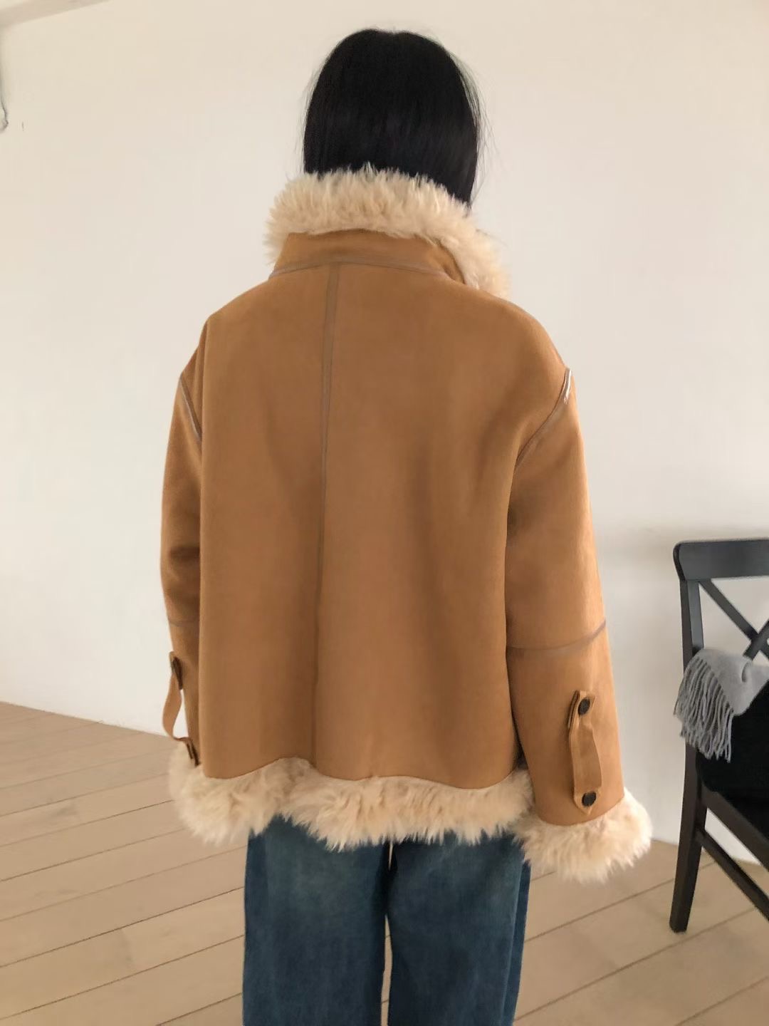 WADE東大門㊣直郵女裝新品人氣休閑推薦真品25秋冬熱賣夾克WADE夾克