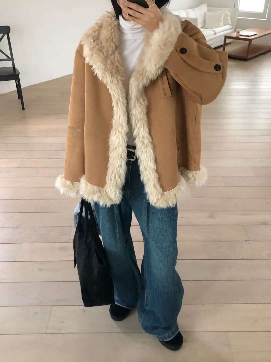 WADE東大門㊣直郵女裝新品人氣休閑推薦真品25秋冬熱賣夾克WADE夾克圖色2