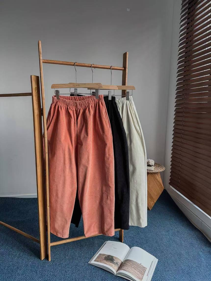 REALBLACK東大門㊣實拍女士新款時尚推薦休閑人氣熱賣休閑褲REALBLACK休閑褲圖色2左二色