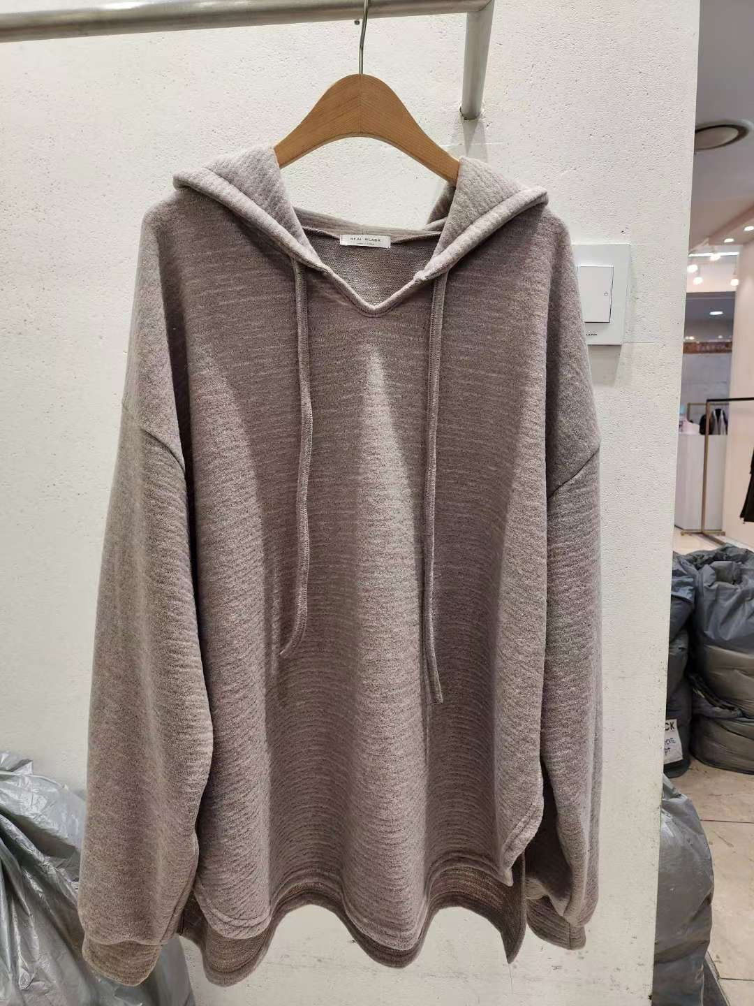 REALBLACK韓國代購㊣女士新款推薦職業休閑25秋冬時尚真品衛衣REALBLACK衛衣圖色3