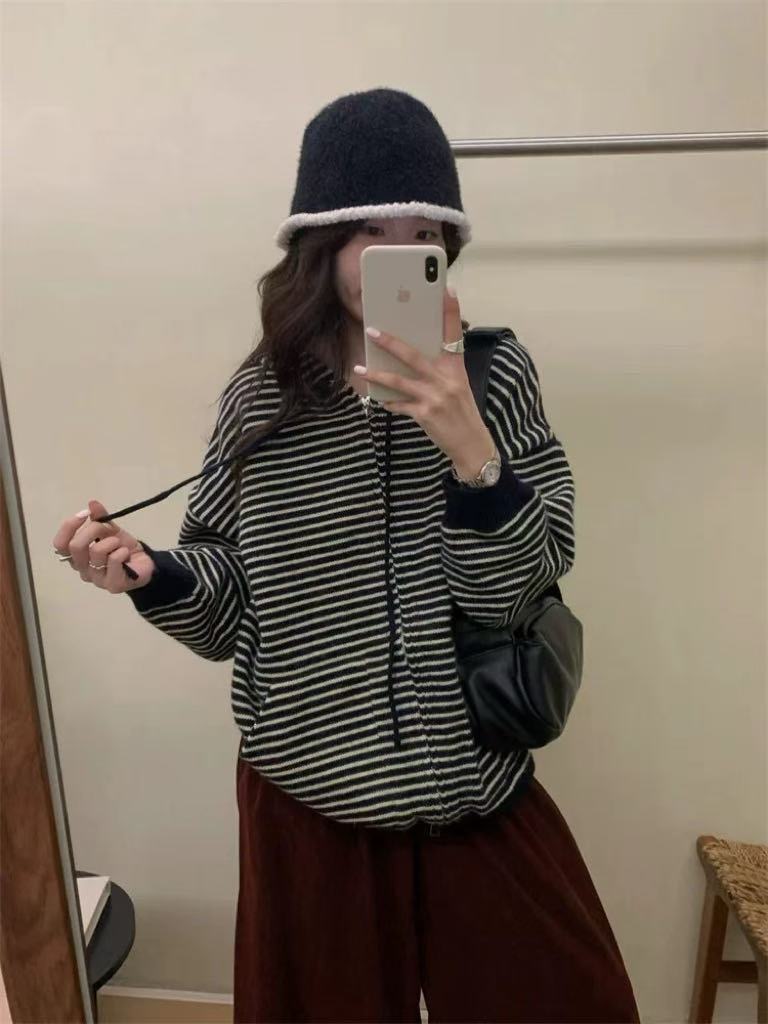 REALBLACK韓國直郵㊣女士新款職業推薦25秋冬休閑真品夾克拉鏈REALBLACK夾克圖色3