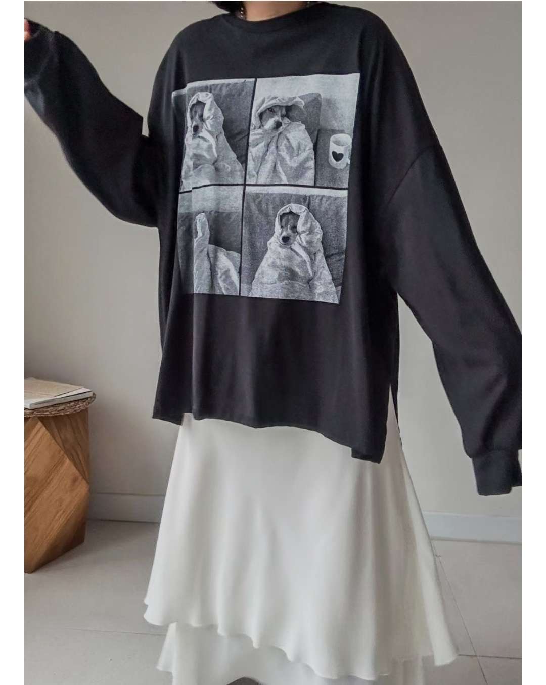 REALBLACK東大門㊣實拍女士新款推薦熱賣職業25秋冬長袖T恤REALBLACK長袖T恤圖色3