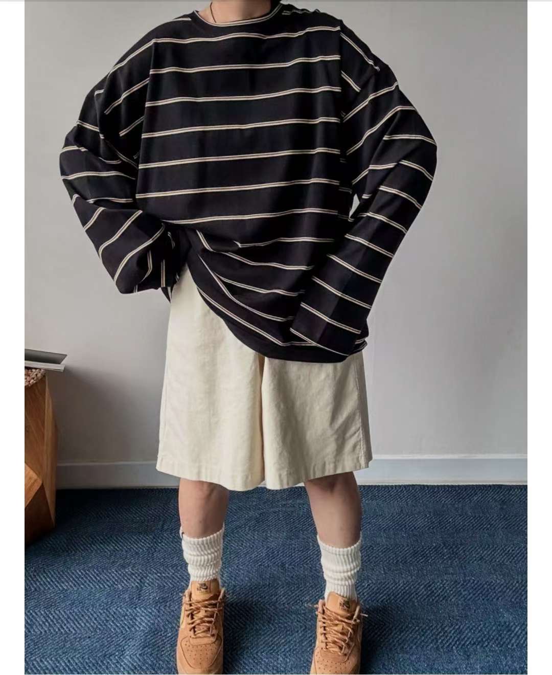 REALBLACK韓國代購㊣女士新款職業休閑25秋冬人氣時尚長袖T恤REALBLACK長袖T恤