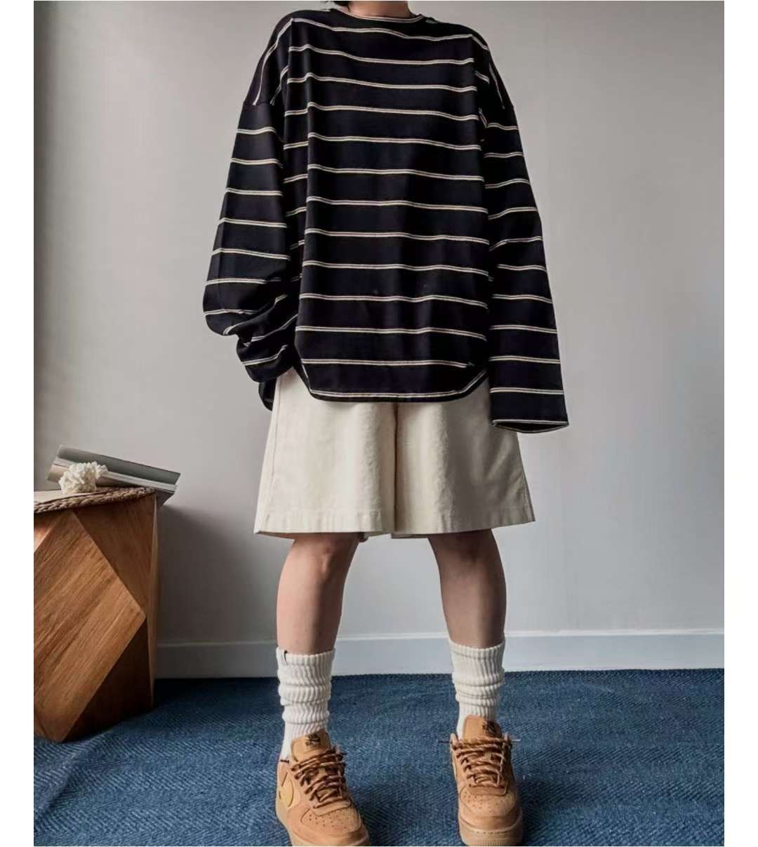 REALBLACK韓國代購㊣女士新款職業休閑25秋冬人氣時尚長袖T恤REALBLACK長袖T恤圖色3