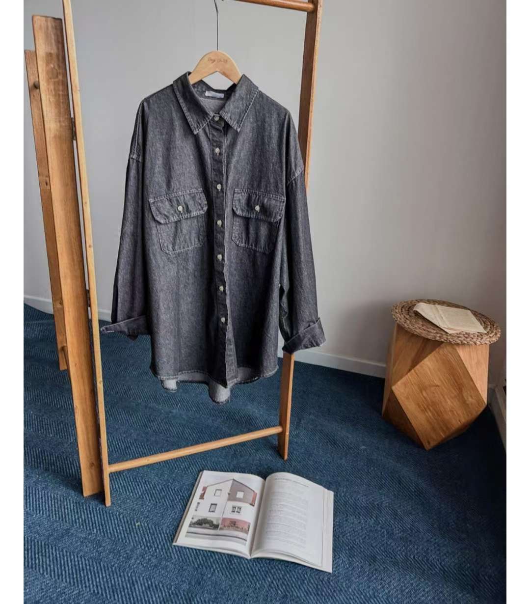 REALBLACK東大門㊣直郵女士新款職業推薦休閑人氣襯衫蕾絲衫REALBLACK襯衫/蕾絲衫圖色1