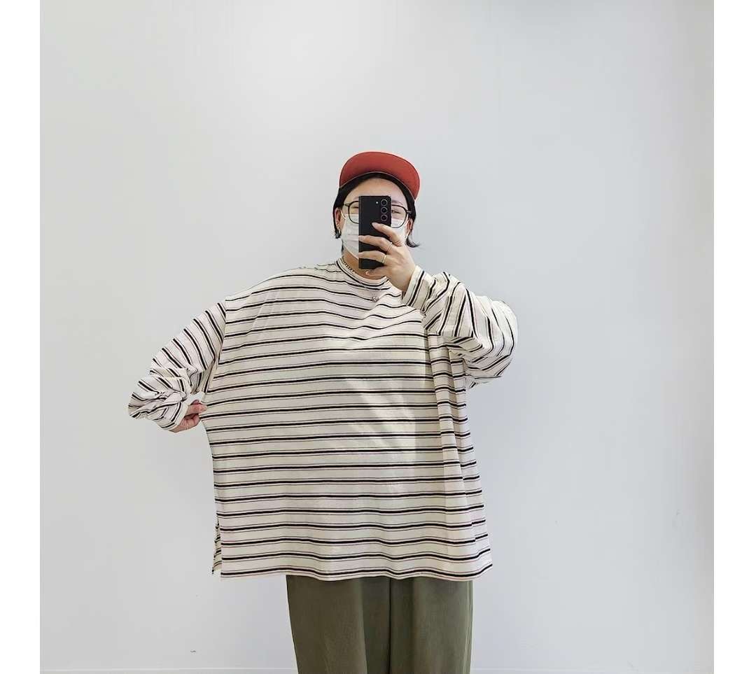 REALBLACK東大門㊣實拍女裝新款25秋冬職業休閑推薦長袖T恤REALBLACK長袖T恤圖色1