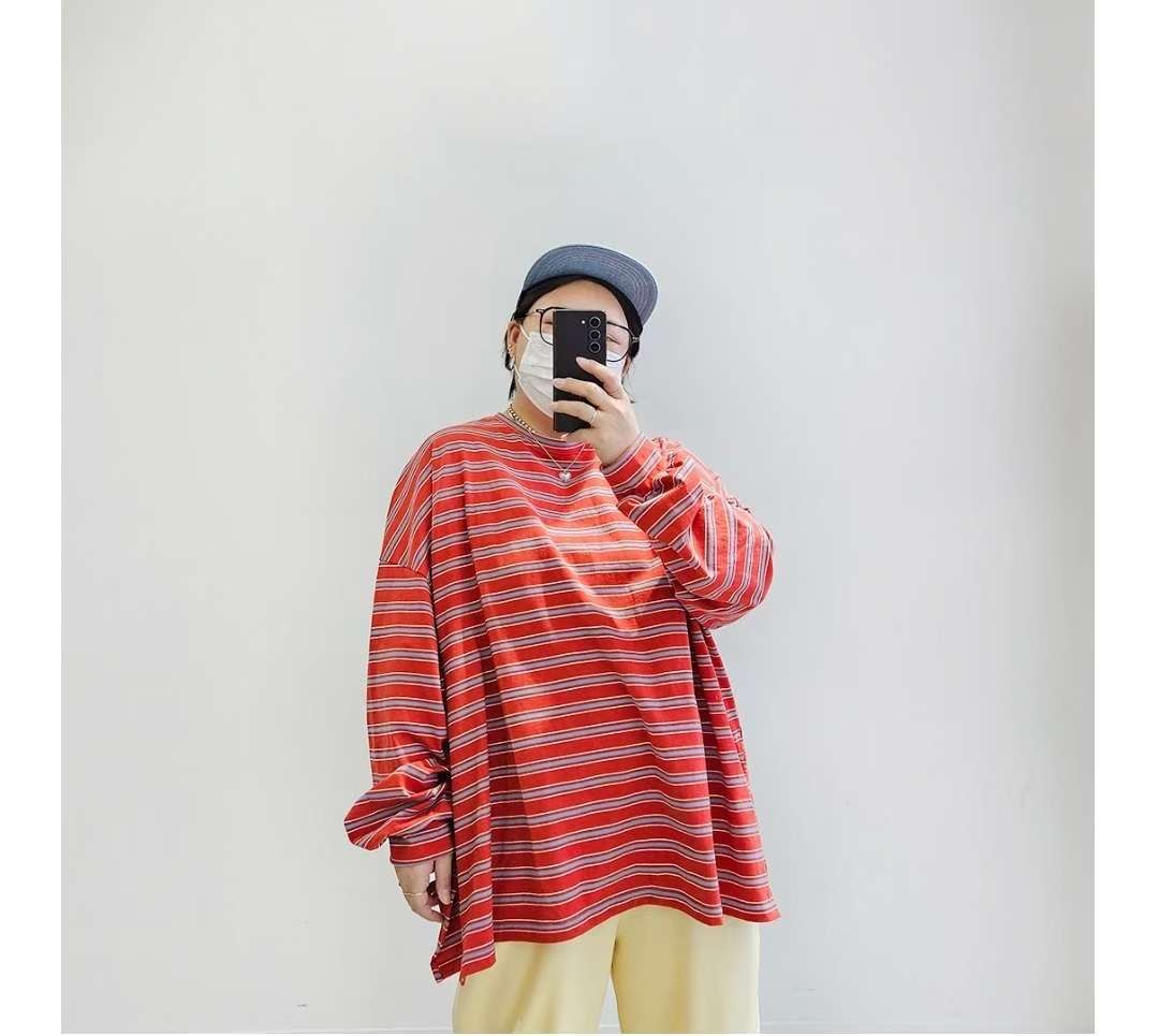 REALBLACK東大門㊣實拍女裝新款25秋冬職業休閑推薦長袖T恤REALBLACK長袖T恤圖色2