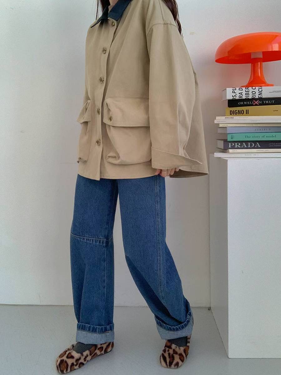 REALBLACK東大門㊣直郵女裝新品推薦休閑真品人氣25秋冬夾克REALBLACK夾克