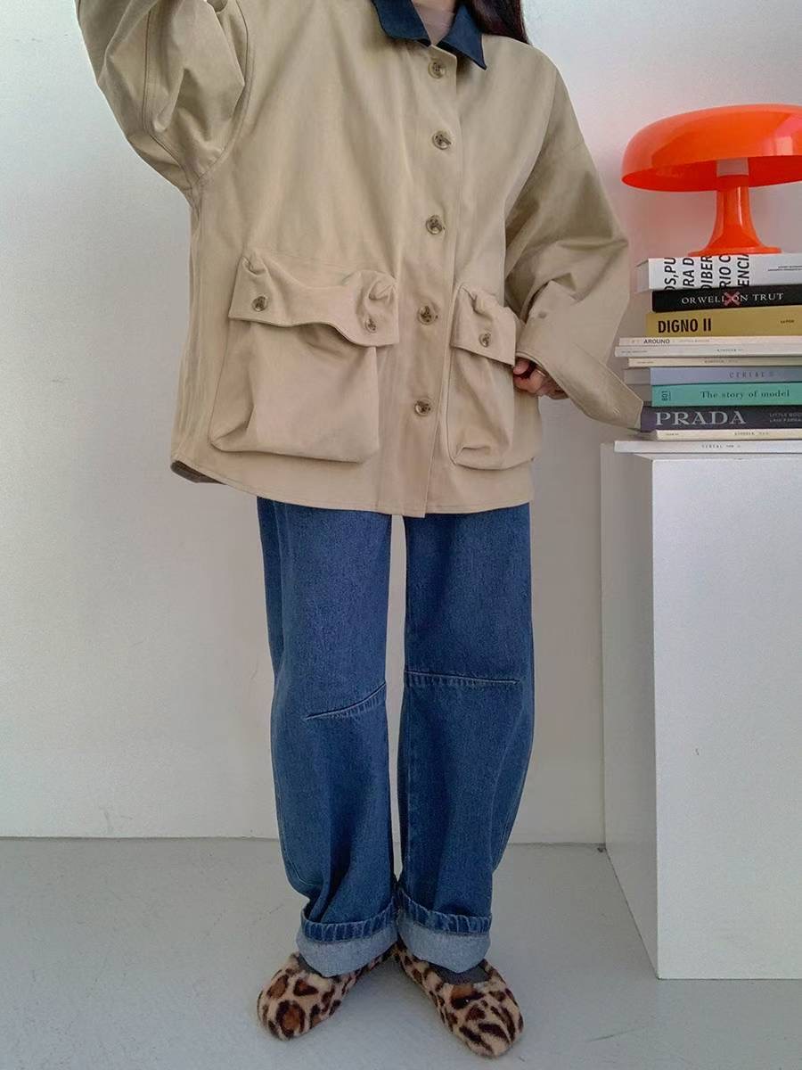 REALBLACK東大門㊣直郵女裝新品推薦休閑真品人氣25秋冬夾克REALBLACK夾克