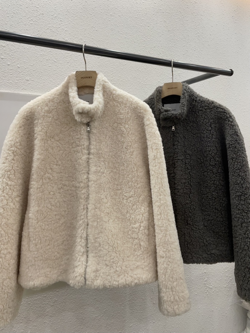 EGGPLANT東大門㊣直郵女裝新品人氣推薦休閑真品職業夾克高領EGGPLANT夾克