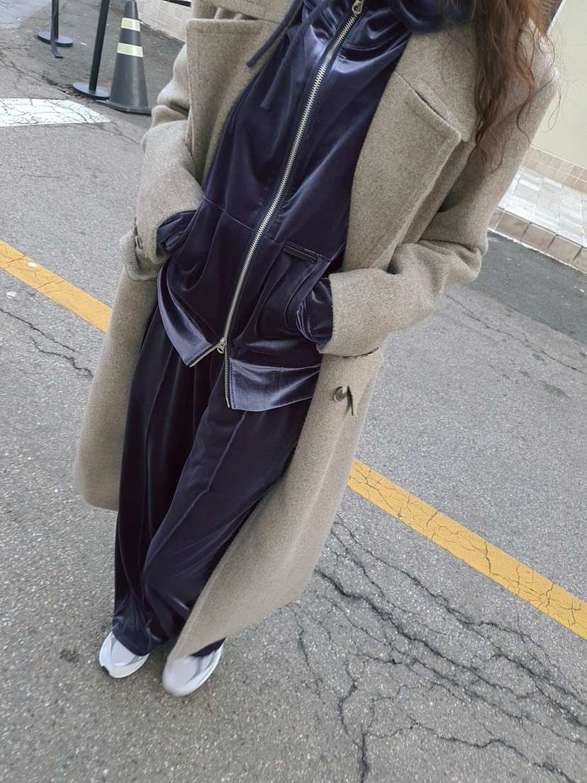 GENTLE B/LOVENTINA韓國直郵㊣女士新品職業休閑褲絲絨褲GENTLE B/LOVENTINA休閑褲