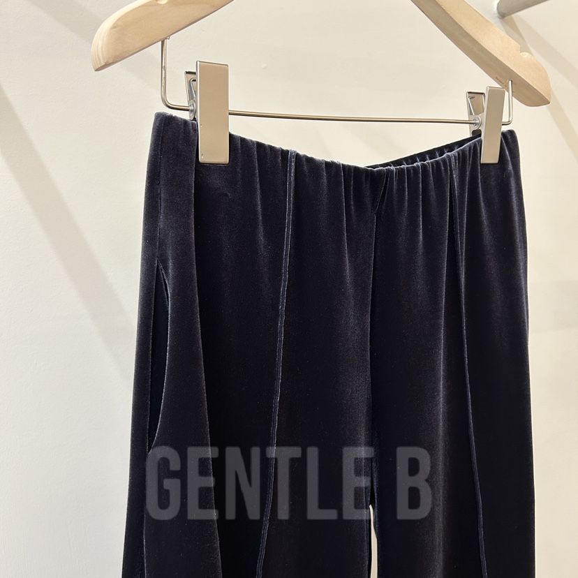 GENTLE B/LOVENTINA韓國直郵㊣女士新品職業休閑褲絲絨褲GENTLE B/LOVENTINA休閑褲