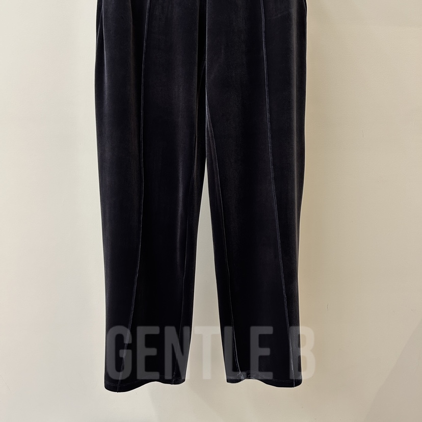 GENTLE B/LOVENTINA韓國直郵㊣女士新品職業休閑褲絲絨褲GENTLE B/LOVENTINA休閑褲