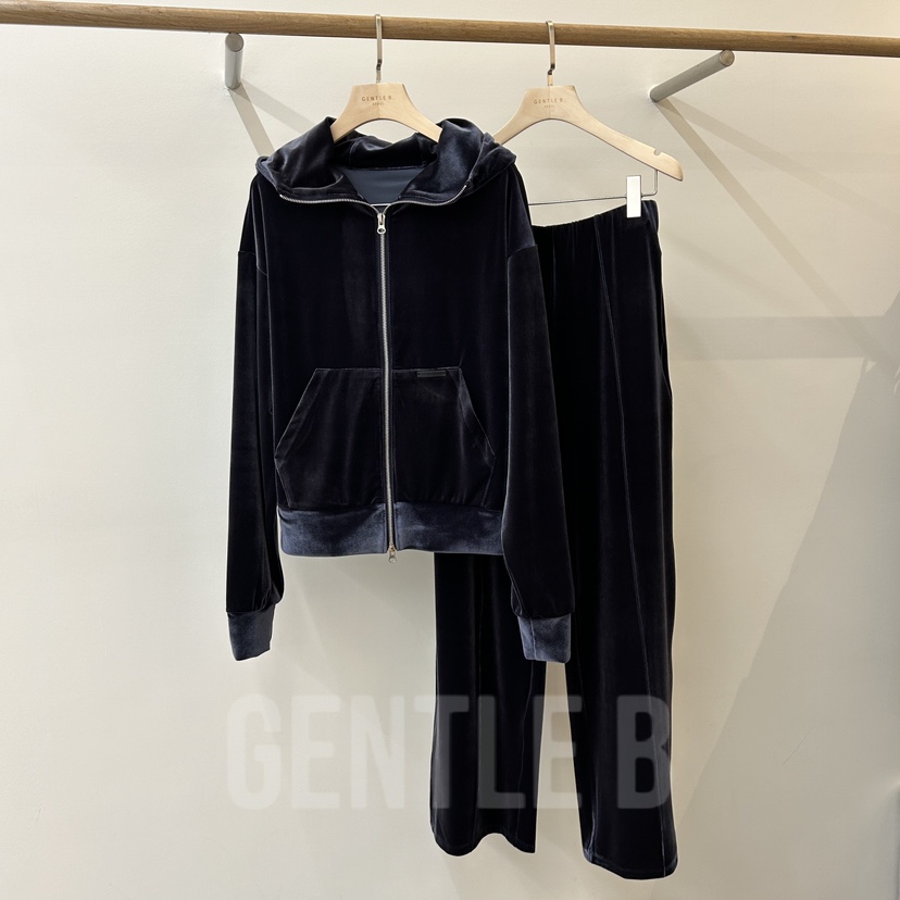 GENTLE B/LOVENTINA韓國直郵㊣女士新品職業休閑褲絲絨褲GENTLE B/LOVENTINA休閑褲