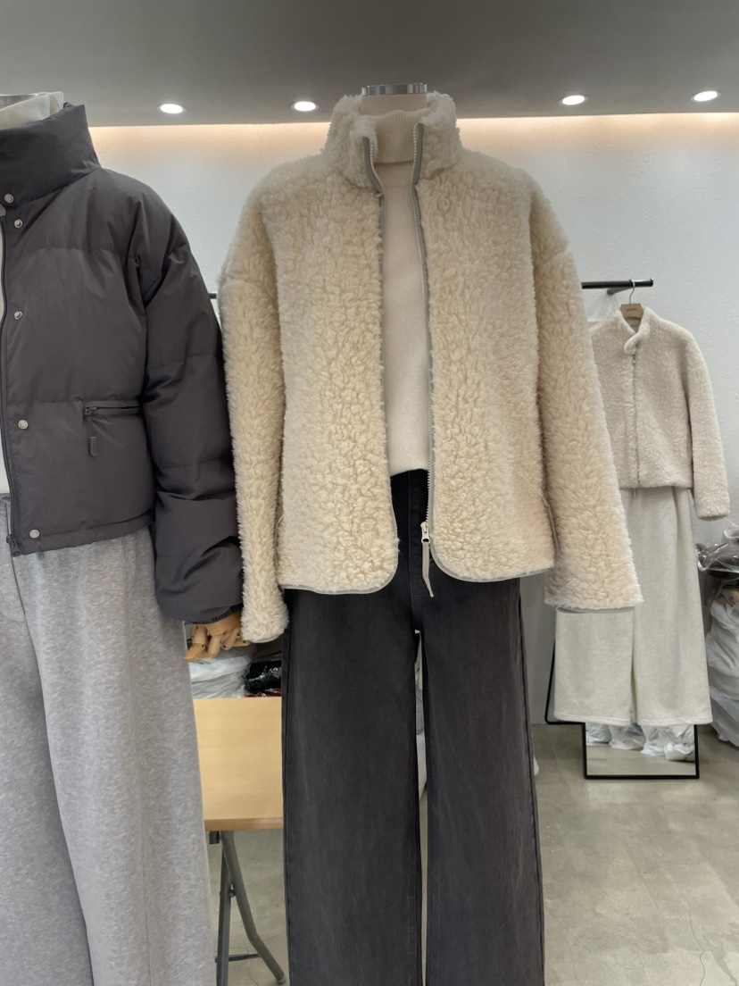 EGGPLANT東大門㊣實拍女裝新款推薦真品人氣職業熱賣夾克拉鏈EGGPLANT夾克