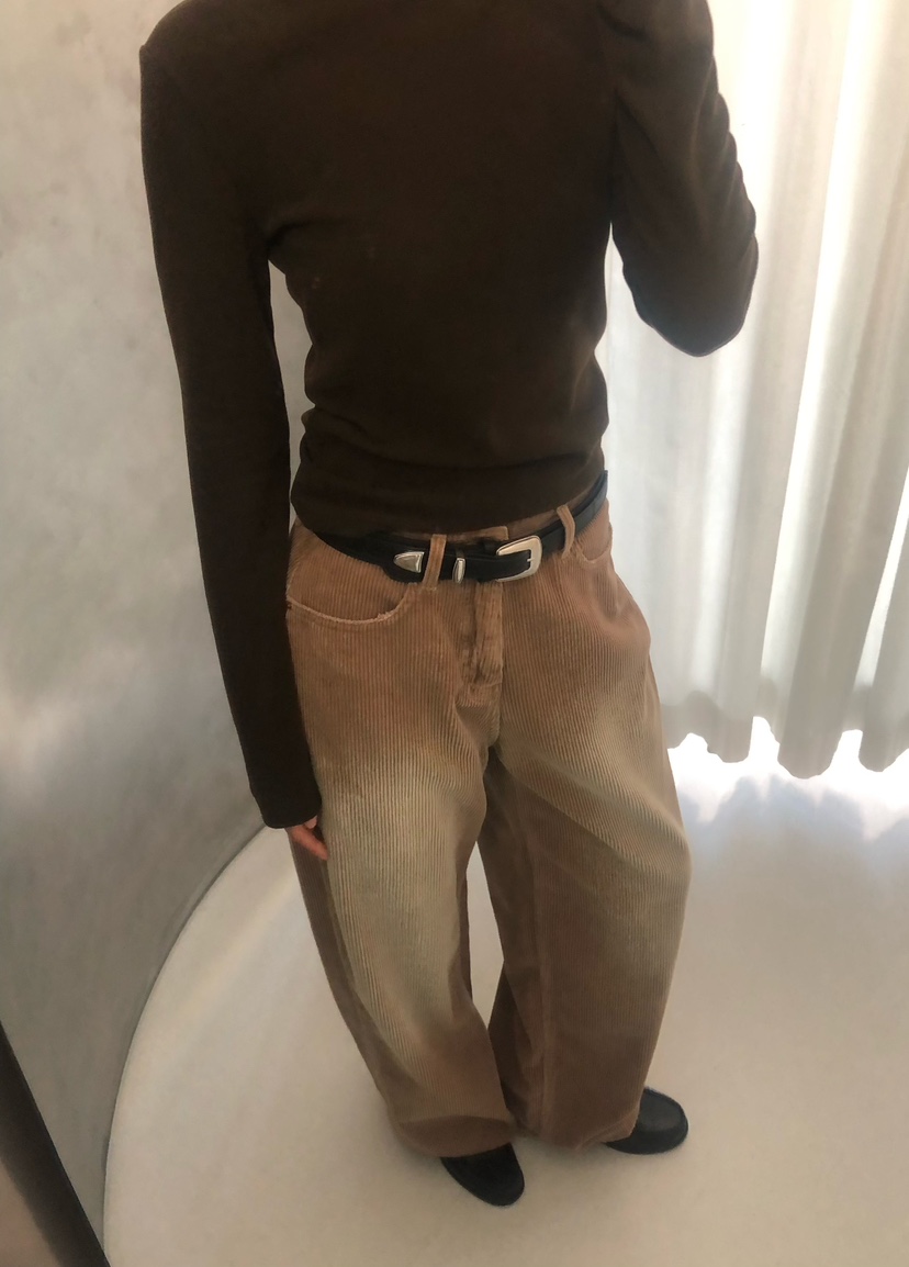 FIFO東大門㊣直郵女裝新款真品人氣25秋冬時尚休閑褲不含腰帶FIFO休閑褲圖色1