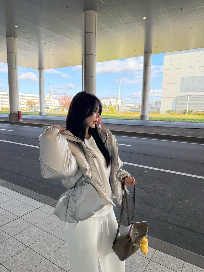 LAVIEU韓國代購㊣女裝新品人氣熱賣真品推薦25秋冬短款羽絨服鴨LAVIEU短款羽絨服