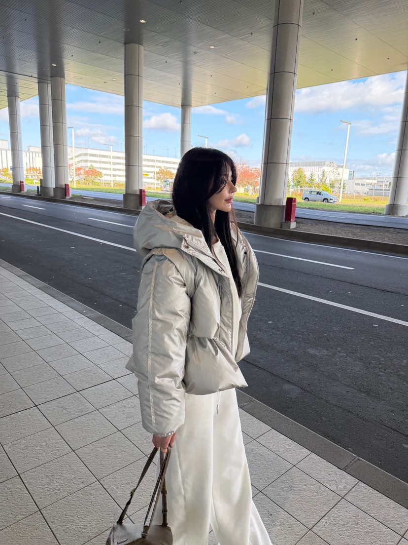 LAVIEU韓國代購㊣女裝新品人氣熱賣真品推薦25秋冬短款羽絨服鴨LAVIEU短款羽絨服