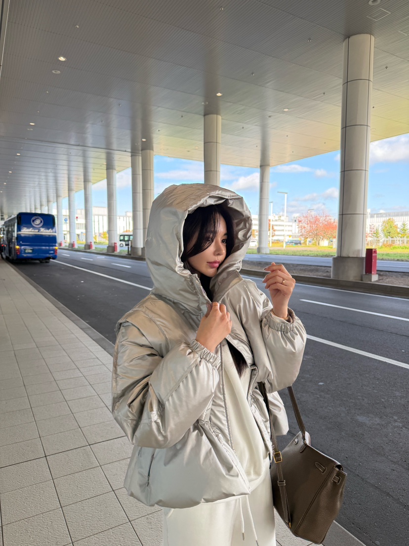 LAVIEU韓國代購㊣女裝新品人氣熱賣真品推薦25秋冬短款羽絨服鴨LAVIEU短款羽絨服