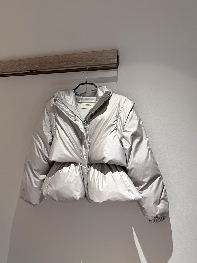 LAVIEU韓國代購㊣女裝新品人氣熱賣真品推薦25秋冬短款羽絨服鴨LAVIEU短款羽絨服圖色2