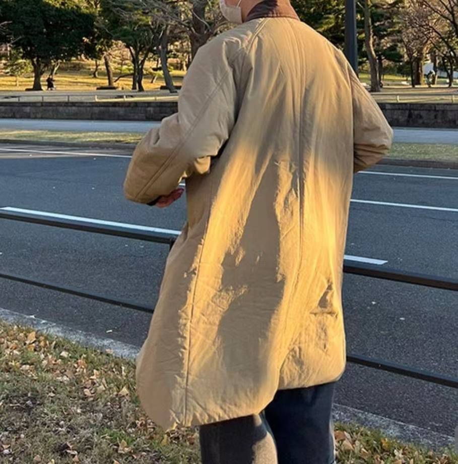 BRO東大門㊣實拍女裝新款職業人氣休閑推薦25秋冬中長款大衣BRO中長款大衣