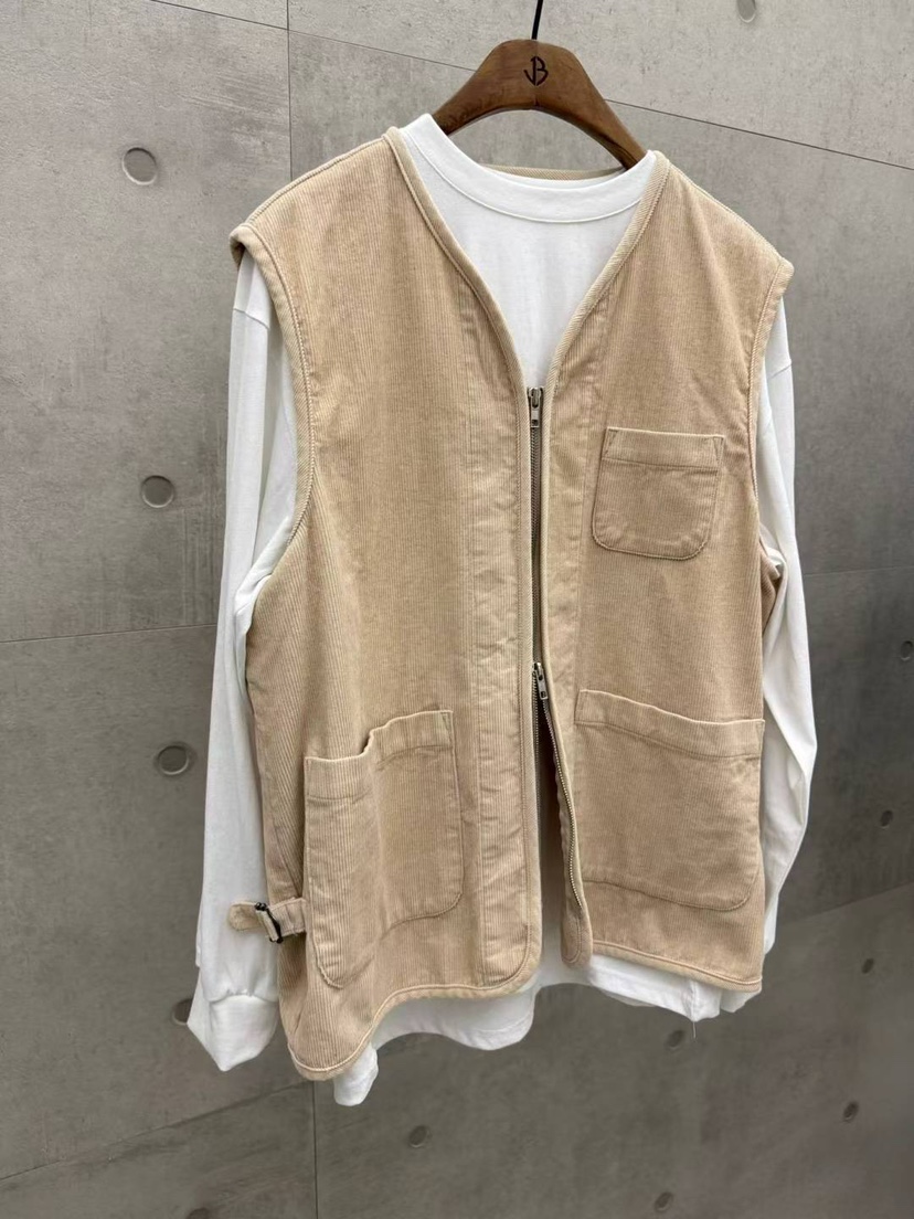 BRO東大門㊣實拍女裝新款休閑25秋冬職業推薦熱賣馬甲不含內搭BRO馬甲圖色3