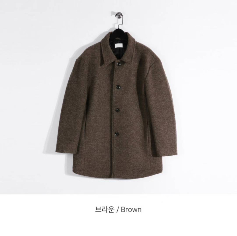 BRO東大門㊣實拍女士新款職業時尚真品25秋冬熱賣中長款大衣BRO中長款大衣圖色2