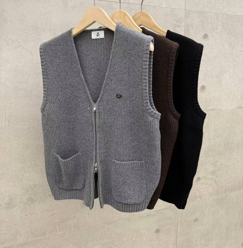 BRO韓國代購㊣女士新款休閑25秋冬真品時尚熱賣馬甲不含內搭BRO馬甲