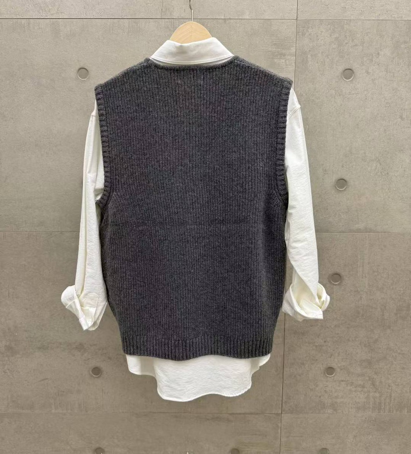 BRO韓國代購㊣女士新款休閑25秋冬真品時尚熱賣馬甲不含內搭BRO馬甲