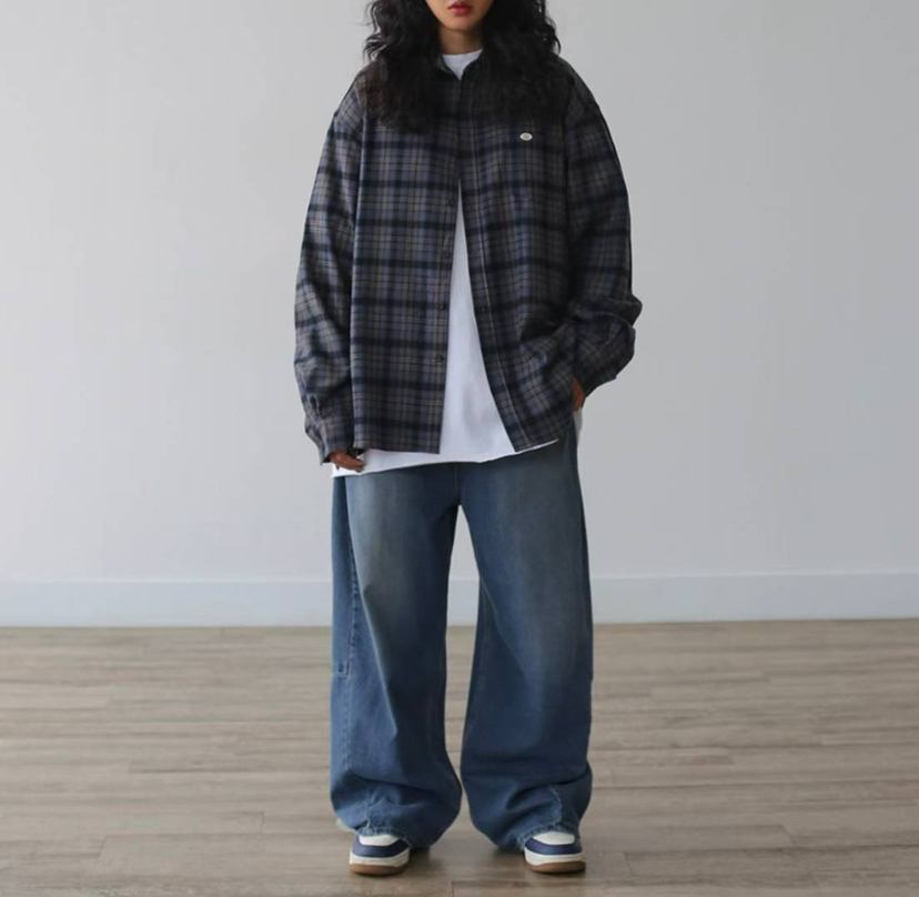 BRO韓國直郵㊣女裝新款熱賣真品休閑時尚職業25秋冬襯衫蕾絲衫BRO襯衫/蕾絲衫圖色2