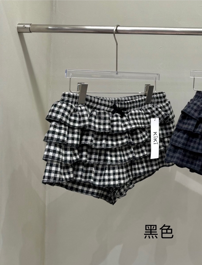 KIKI韓國代購㊣女士新款真品職業推薦人氣25秋冬時尚休閑短褲KIKI短褲圖色3