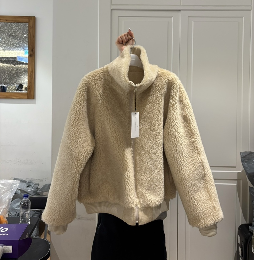 WE ARE/WELOVER東大門㊣實拍女士新款職業短款大衣兩面穿SHOP_WE ARE短款大衣