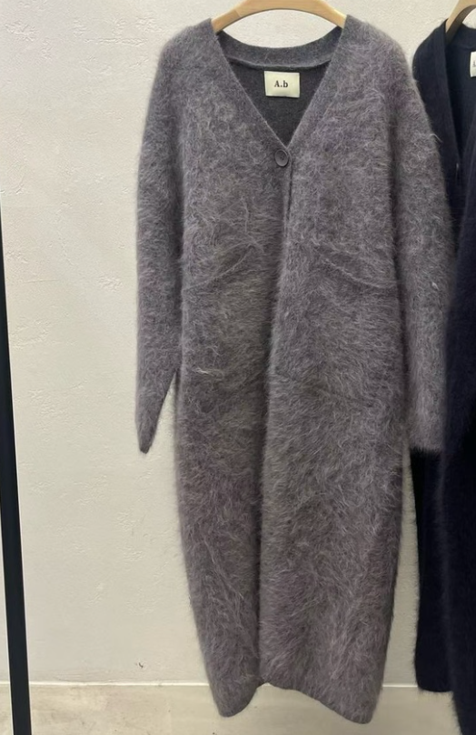 AUTUMN BEIGE-Q東大門㊣代購女裝新款人氣休閑長款風衣開衫A.b/AUTUMN BEIGE長款風衣圖色1