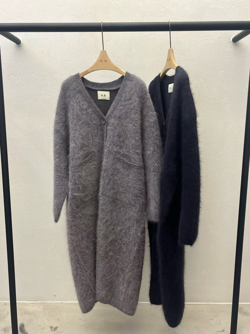 AUTUMN BEIGE-Q東大門㊣代購女裝新款人氣休閑長款風衣開衫A.b/AUTUMN BEIGE長款風衣圖色2左二色