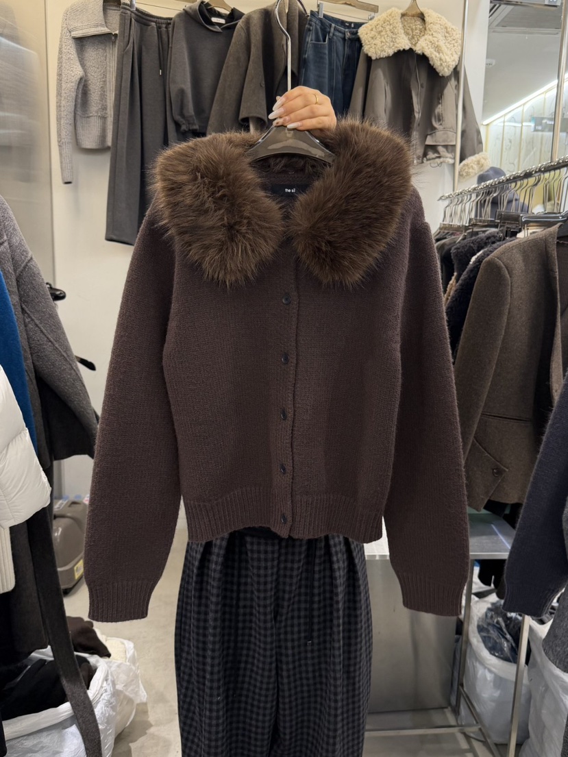 THE SIL東大門㊣代購女士新品推薦人氣毛衣毛領可拆可拆卸THE SIL/1 2ILLY毛衣圖色2