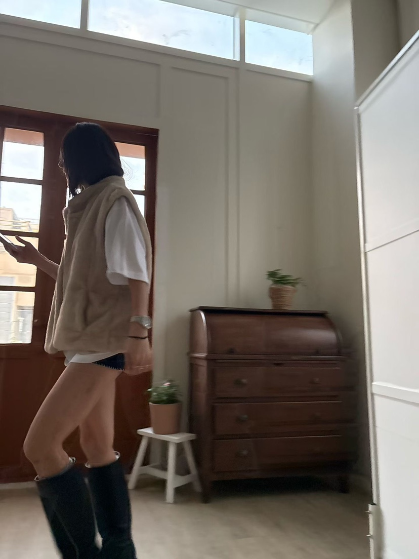 ADDICTED東大門㊣代購女士新品真品推薦人氣時尚職業馬甲貂皮ADDICTED馬甲