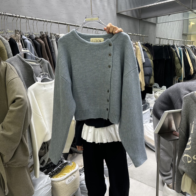UOOV韓國直郵㊣女士新品真品休閑熱賣25秋冬人氣推薦針織衫UOOV針織衫圖色2