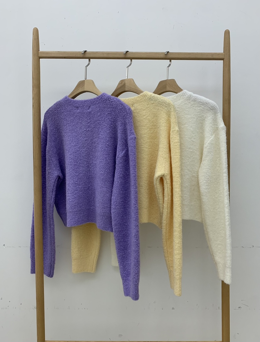 B_GARDER東大門㊣直郵女裝新款時尚人氣推薦熱賣針織衫口袋B.GARDER針織衫