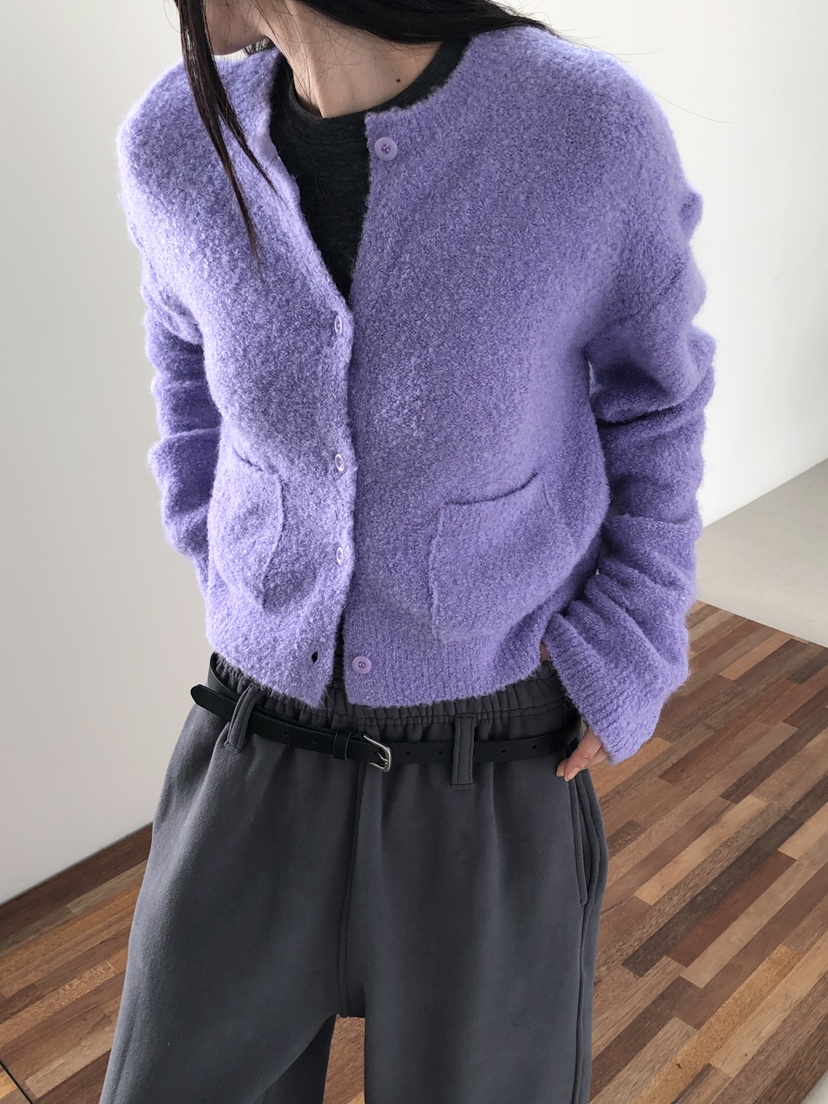 B_GARDER東大門㊣直郵女裝新款時尚人氣推薦熱賣針織衫口袋B.GARDER針織衫