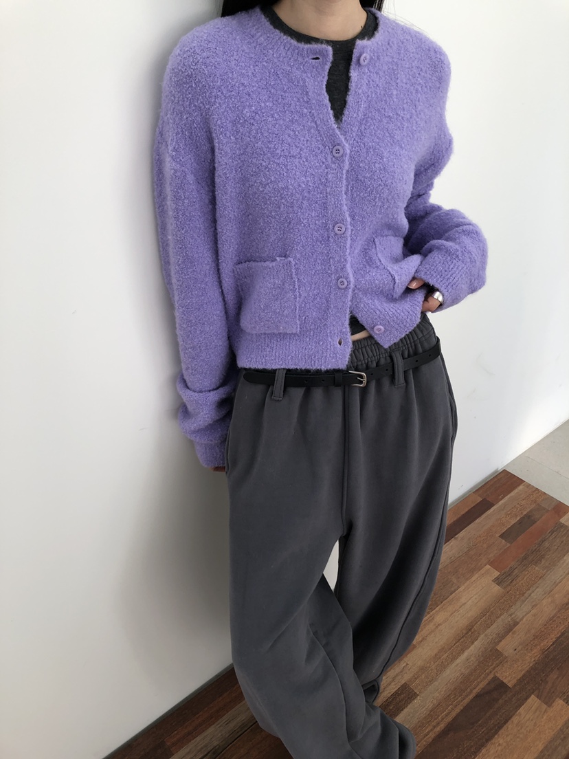 B_GARDER東大門㊣直郵女裝新款時尚人氣推薦熱賣針織衫口袋B.GARDER針織衫